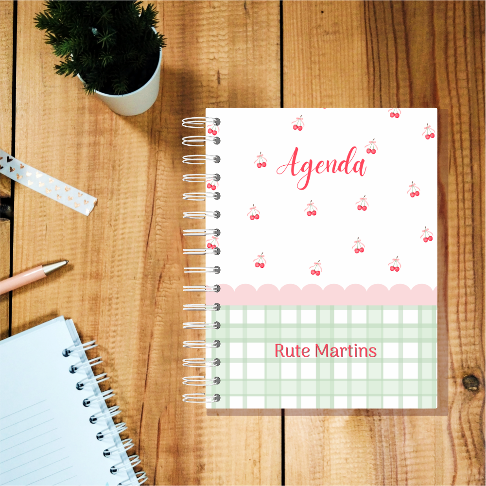 Agenda Sem Data Cereja Chic