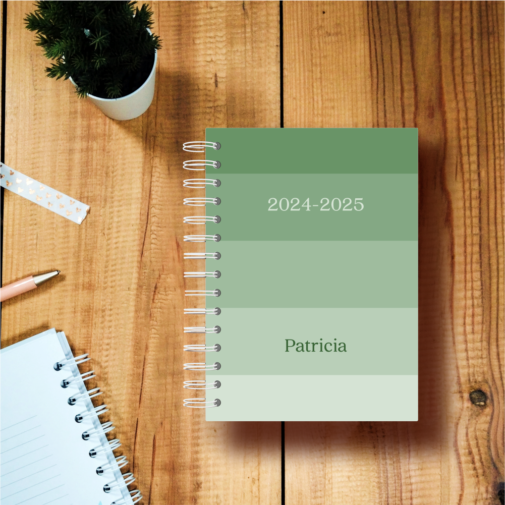 Agenda essentials verde 2024-2025