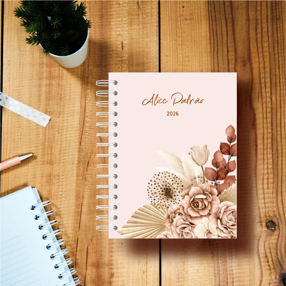Agenda Diária - Arranjo Floral