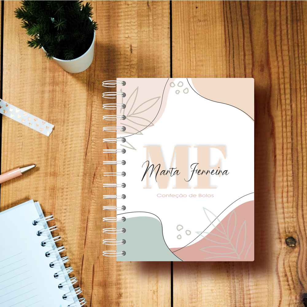 Caderno Encomendas - Confeiteira