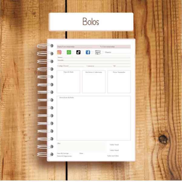 Caderno Encomendas - Bolinhos - Image 3