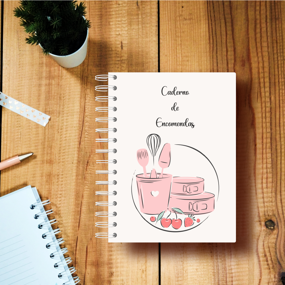 Caderno Encomendas - Pastelaria