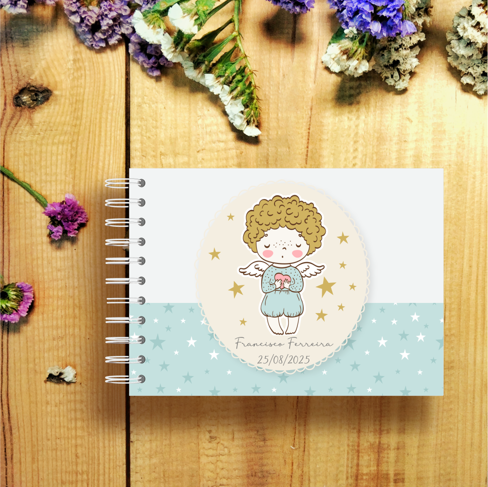 Livro de Honra Batizado - Anjo Menino