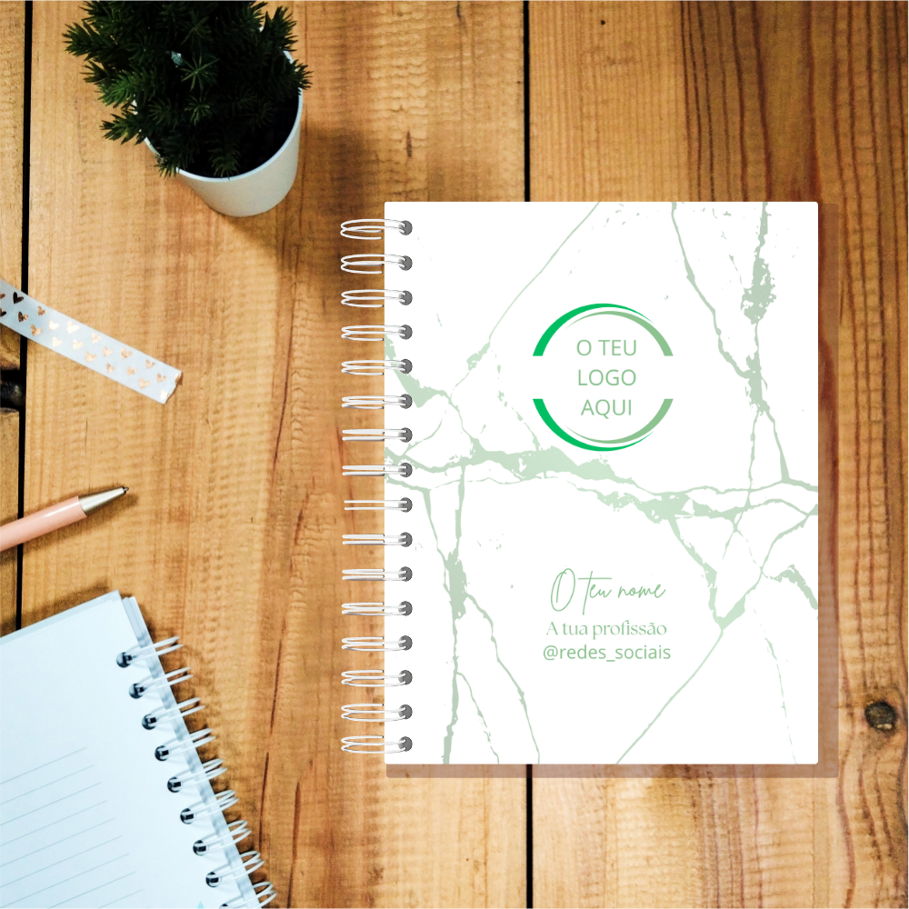 agenda personalizada logotipo
