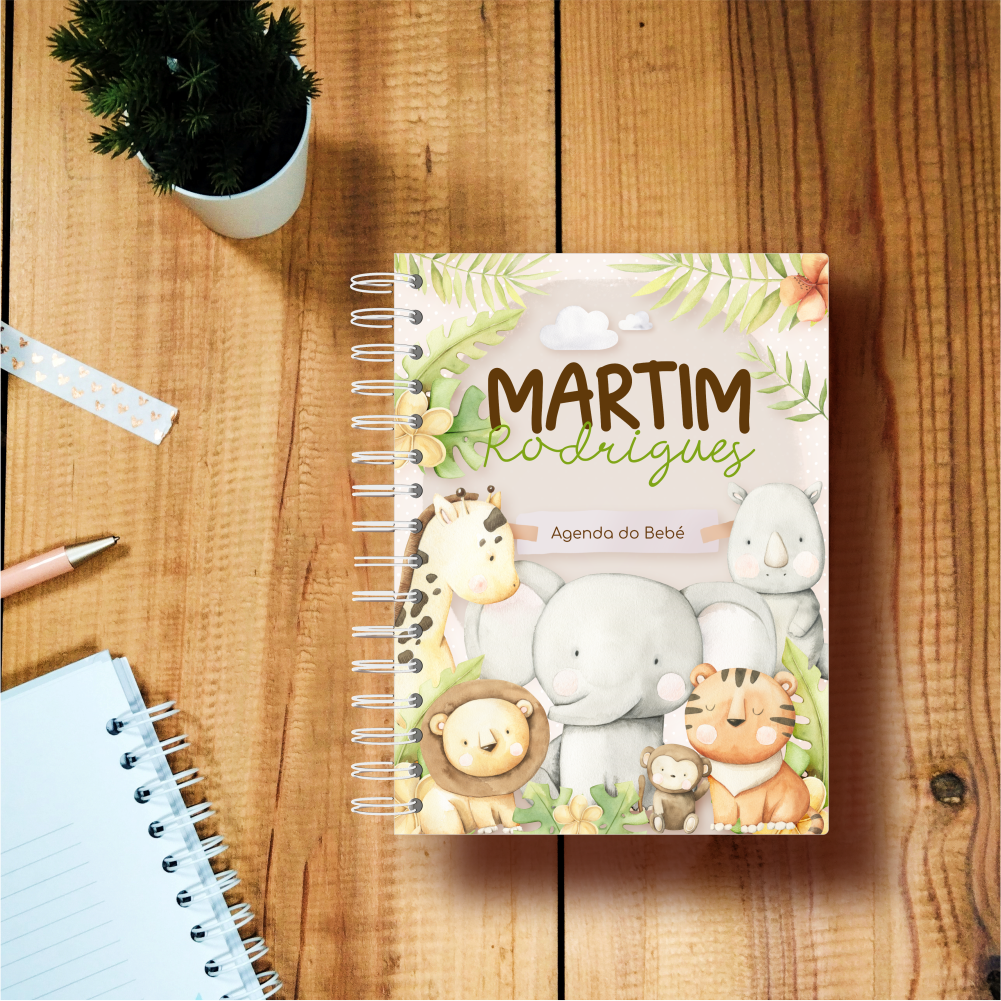 Agenda do Bebé - Safari