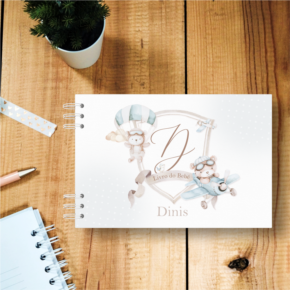 Álbum de Bebé Personalizável ursinho