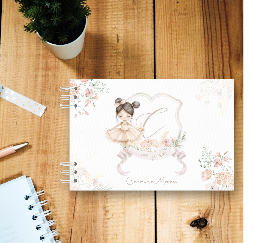 Livro bebe Brasão Bailarina