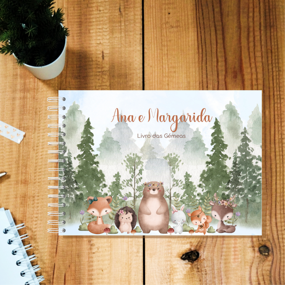 Livro gémeas floresta