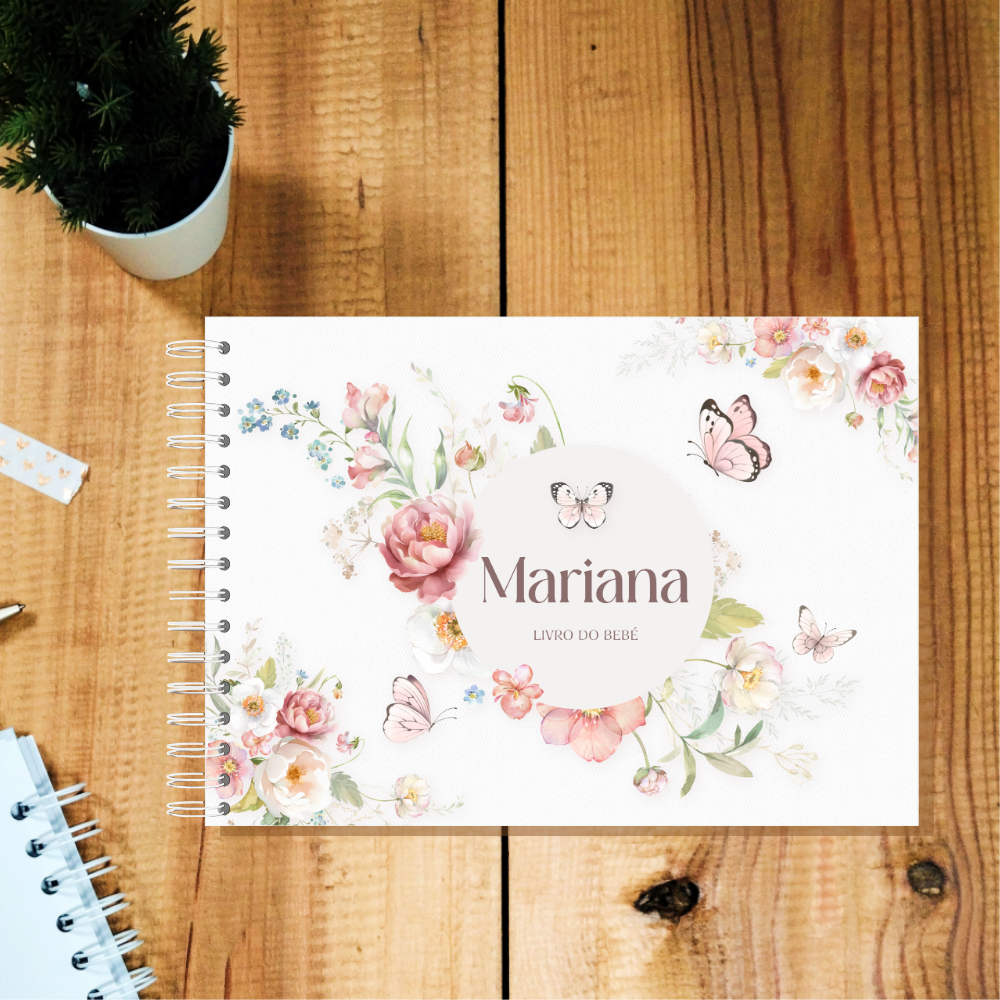 Livro bebé jardim borboletas