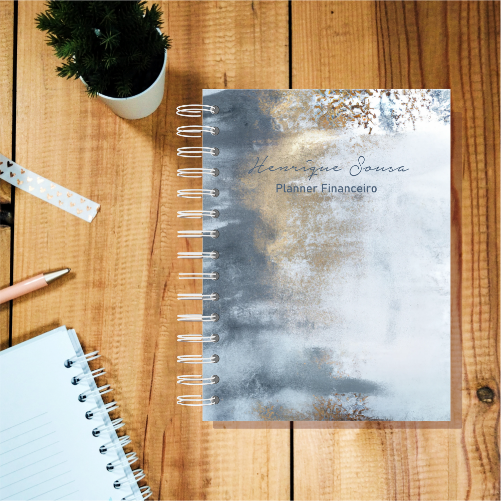 Planner financeiro Azuis